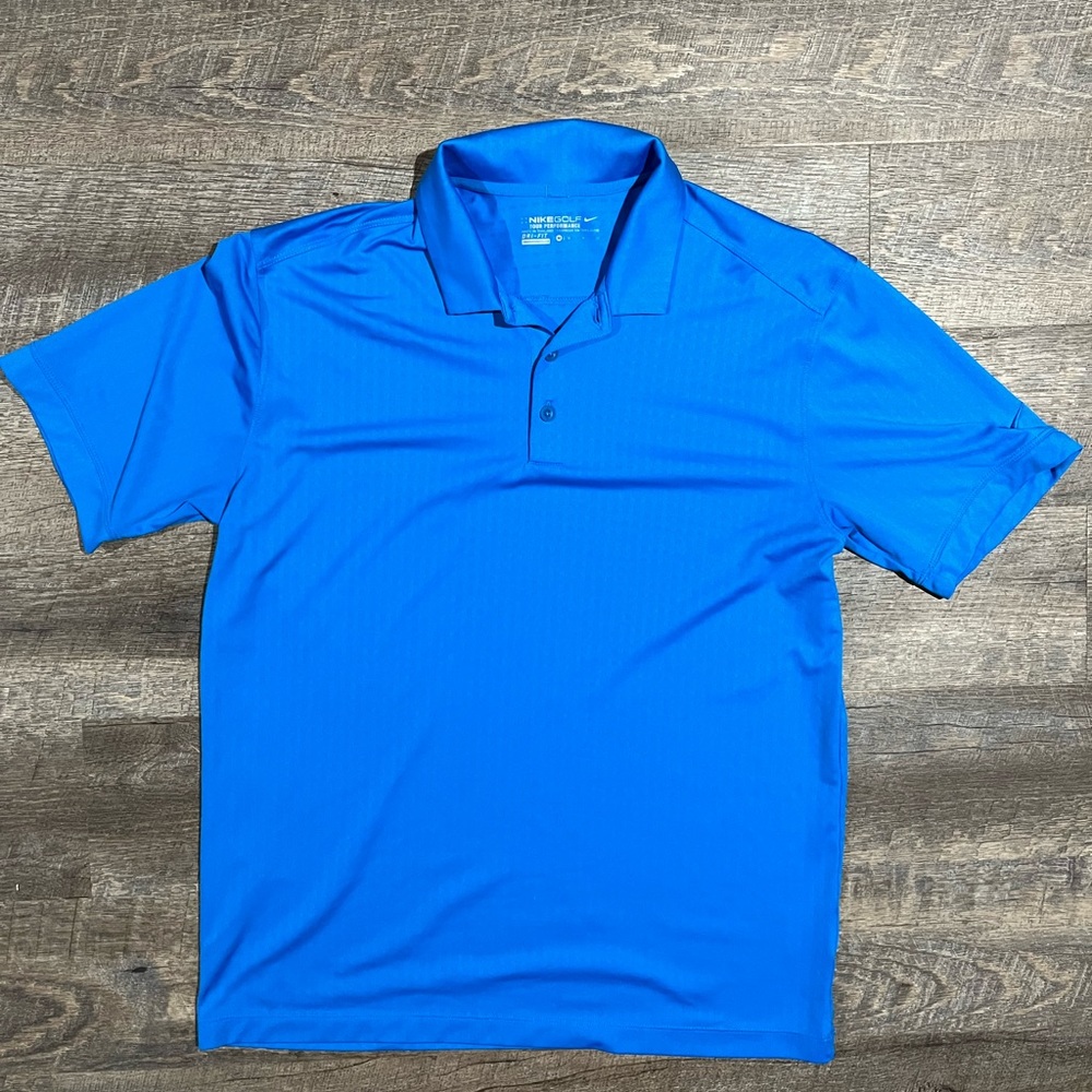 Men's Nike Blue Golf Polo Size M